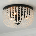 Потолочный светильник круглый с стеклянными бусинами Uniformity варинант исполнения - 2 | Loft Concept в Барнауле