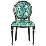 Стул из натурального бука Ikat Pattern бирюзовый варинант исполнения - 1 | Loft Concept в Барнауле