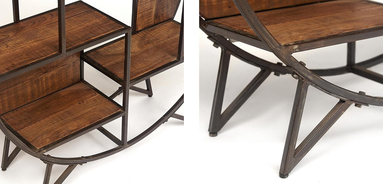 Стеллаж Acacia Shelving Renfrey Стеллаж Acacia Shelving Renfrey - Loft-Concept в Барнауле
