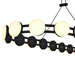 Люстра овальная с круглыми светодиодными источниками света Maxine Light варинант исполнения - 12 | Loft Concept в Барнауле