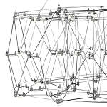Люстра с тонкой металлической конструкцией цвета хром Quasar варинант исполнения - 4 | Loft Concept в Барнауле