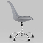 Офисный стул на металлическом основании EGGERY Grey пластик варинант исполнения - 2 | Loft Concept в Барнауле