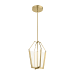  Подвесной светильник золотого цвета в форме фонаря Kichler варинант исполнения - 1 | Loft Concept в Барнауле
