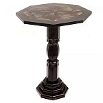 Кофейный стол из натуральных камней Змеевик и Яшма Natural Stone Tables варинант исполнения - 3 | Loft Concept в Барнауле