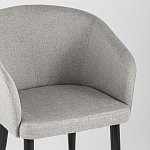 Мягкое кресло на металлических ножках Shaggy Grey варинант исполнения - 6 | Loft Concept в Барнауле