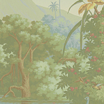 Обои ручная роспись Le Brésil Pastel варинант исполнения - 2 | Loft Concept в Барнауле