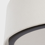 Потолочный светильник с круглым хлопковым абажуром Frosted Diffuser варинант исполнения - 3 | Loft Concept в Барнауле