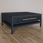 Кофейный стол Primo с двумя ящиками Черный дуб варинант исполнения - 1 | Loft Concept в Барнауле