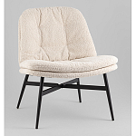 Кресло лаунж Tail молочный варинант исполнения - 1 | Loft Concept в Барнауле