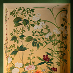 Обои ручная роспись Four Seasons Original colourway on painted Xuan paper with gold ombre варинант исполнения - 1 | Loft Concept в Барнауле