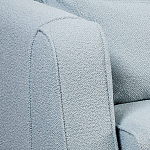 Диван Seldon с мягкими подушками голубое букле варинант исполнения - 2 | Loft Concept в Барнауле