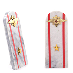 Сувенир Погон МВД из натурального камня мрамор Souvenir Epaulets варинант исполнения - 5 | Loft Concept в Барнауле