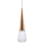 Подвесной светильник капля Acrylic Droplet Gold Hanging Lamp варинант исполнения - 1 | Loft Concept в Барнауле