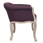 Кресло низкое в стиле прованс Louis French Armchair violet flax варинант исполнения - 1 | Loft Concept в Барнауле