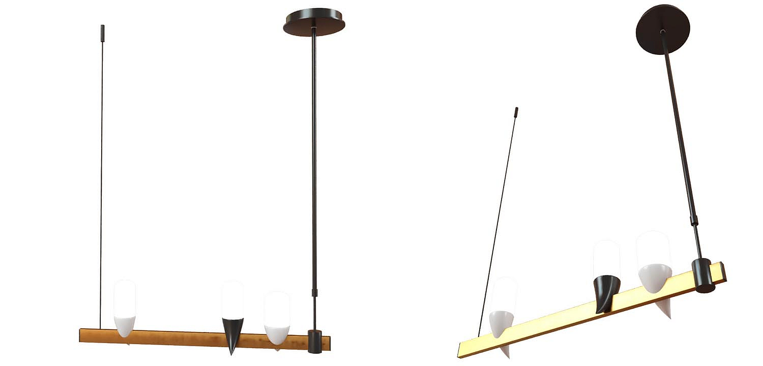 Люстра Ebenezer Chandelier Linear black 60 Люстра Ebenezer Chandelier Linear black 60 - Loft-Concept в Барнауле