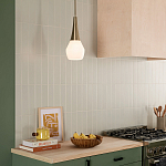 Подвесной светильник каплевидной формы с комбинированным плафоном из стали и белого матового стекла Kichler варинант исполнения - 15 | Loft Concept в Барнауле