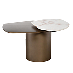 Столик журнальный Promontory с мрамором варинант исполнения - 1 | Loft Concept в Барнауле