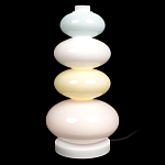 Настольная лампа из стеклянных сфер в пастельных тонах Высота 40 см Pastel Lunaria варинант исполнения - 1 | Loft Concept в Барнауле