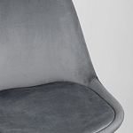 Стул с мягким велюровым сиденьем Arvika Grey варинант исполнения - 7 | Loft Concept в Барнауле