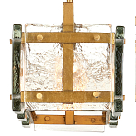 Люстра прямоугольная из толстого литого стекла Cast Glass варинант исполнения - 4 | Loft Concept в Барнауле