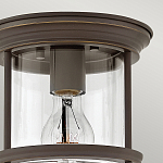 Потолочный светильник для ванных комнат со стеклянным плафоном и одной лампой Hinkley варинант исполнения - 10 | Loft Concept в Барнауле