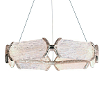 Люстра кольцевая с текстурным природным рисунком IceFlame варинант исполнения - 9 | Loft Concept в Барнауле