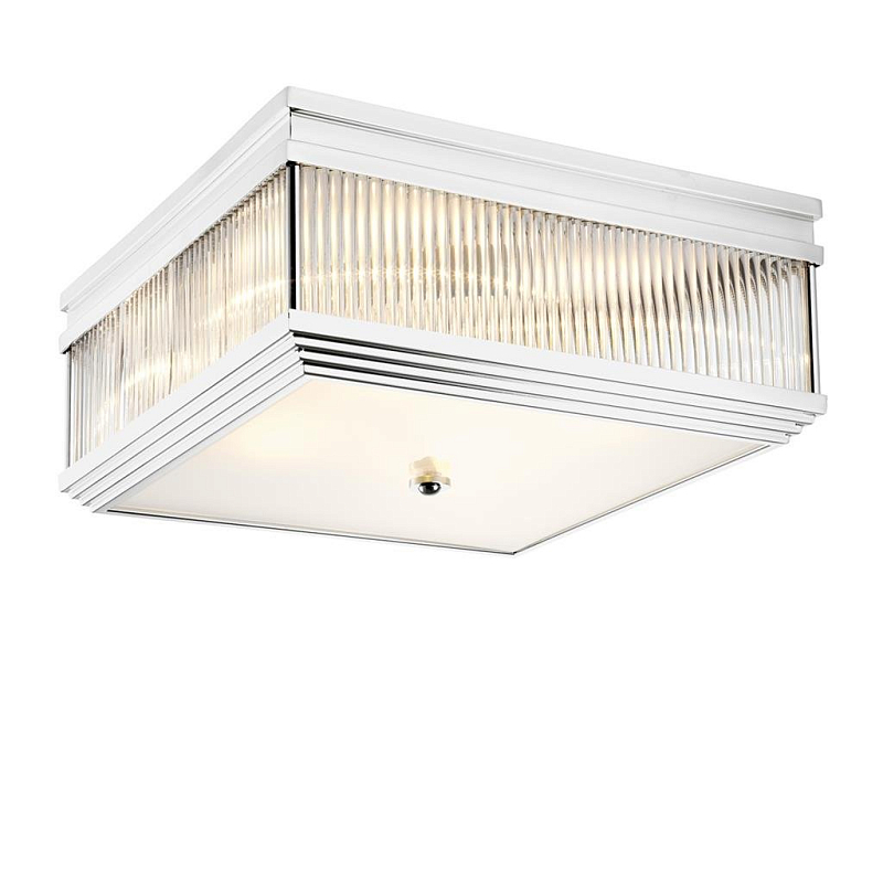 Потолочный светильник Ceiling Lamp Marly Nickel Никель Прозрачное Стекло Потолочный светильник Ceiling Lamp Marly Nickel Никель Прозрачное Стекло в Барнауле | Loft Concept