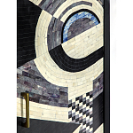 Буфет в гостиную с инкрустацией  Bone Inlay sideboard - 2 doors варинант исполнения - 4 | Loft Concept в Барнауле