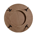 Журнальный столик с круглой фактурной столешницей из натурального дерева Vortex варинант исполнения - 3 | Loft Concept в Барнауле