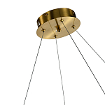 Люстра светодиодная с 8-ю цилиндрическими плафонами янтарного цвета из стекла и стали Andrea Сhandelier Amber варинант исполнения - 2 | Loft Concept в Барнауле