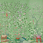 Обои ручная роспись Belvoir Pistachio варинант исполнения - 2 | Loft Concept в Барнауле