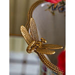 Ваза со стрекозой из фарфора с бронзовыми элементами Paradise Dragonfly варинант исполнения - 6 | Loft Concept в Барнауле