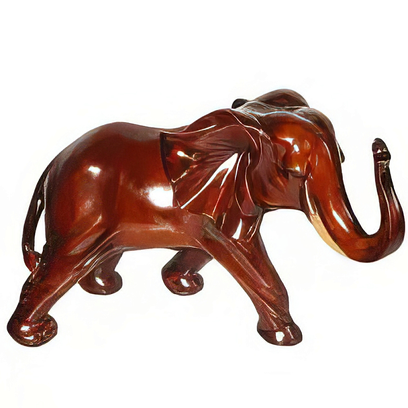 Статуэтка в виде слона Brown Elephant Коричневый Статуэтка в виде слона Brown Elephant Коричневый в Барнауле | Loft Concept