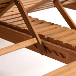 Шезлонг двухместный из эвкалипта Sunset варинант исполнения - 6 | Loft Concept в Барнауле