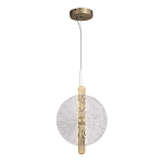 Подвесной светильник с круглым стеклянным плафоном Gingham варинант исполнения - 4 | Loft Concept в Барнауле