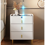 Умная прикроватная тумбочка c зарядкой для телефона Smart Furniture варинант исполнения - 2 | Loft Concept в Барнауле