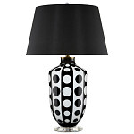 Настольная лампа черно-белый горох Interaction варинант исполнения - 3 | Loft Concept в Барнауле