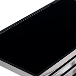 Столик журнальный с черной стеклянной столешницей Embodiment of Contemporary Art  варинант исполнения - 2 | Loft Concept в Барнауле