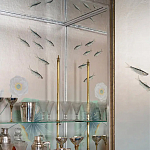 Обои ручная роспись Jakuchu Original colourway on Tarnished Silver gilded paper варинант исполнения - 2 | Loft Concept в Барнауле