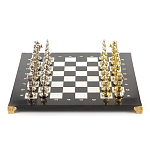 Шахматы Ренессанс с доской из натурального мрамора Decorative Thematic Chess варинант исполнения - 1 | Loft Concept в Барнауле
