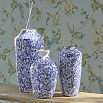 Ваза с синим цветочным узором Blue & White Ornament  варинант исполнения - 4 | Loft Concept в Барнауле