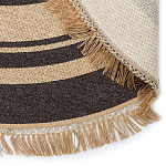 Ковер из комбинированного состава с узором Circles of goodness варинант исполнения - 4 | Loft Concept в Барнауле