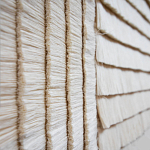 Большое Панно Абстракция белые нити Huipil Wall Hanging варинант исполнения - 2 | Loft Concept в Барнауле