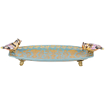 Блюдо фарфоровое Экзотические птички Vivole варинант исполнения - 1 | Loft Concept в Барнауле