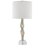 Настольная лампа с фигурным состаренным основанием Flooding with Light варинант исполнения - 2 | Loft Concept в Барнауле