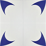 Дизайнерская плитка с узором Комета 2 варинант исполнения - 1 | Loft Concept в Барнауле