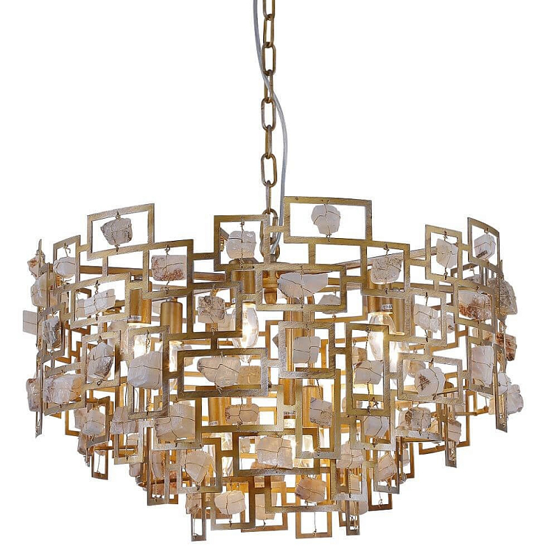 Люстра Maze Stones Chandelier Золотой Люстра Maze Stones Chandelier Золотой в Барнауле | Loft Concept