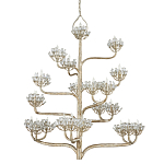 Люстра в виде растения Silver Flower Glade варинант исполнения - 3 | Loft Concept в Барнауле