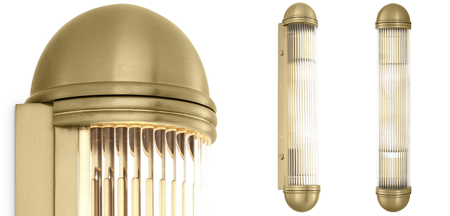 Бра Eichholtz Wall Lamp Auburn Brass Бра Eichholtz Wall Lamp Auburn Brass - Loft-Concept в Барнауле