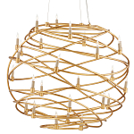 Люстра золотая в форме спирали Fancy Pattern варинант исполнения - 2 | Loft Concept в Барнауле